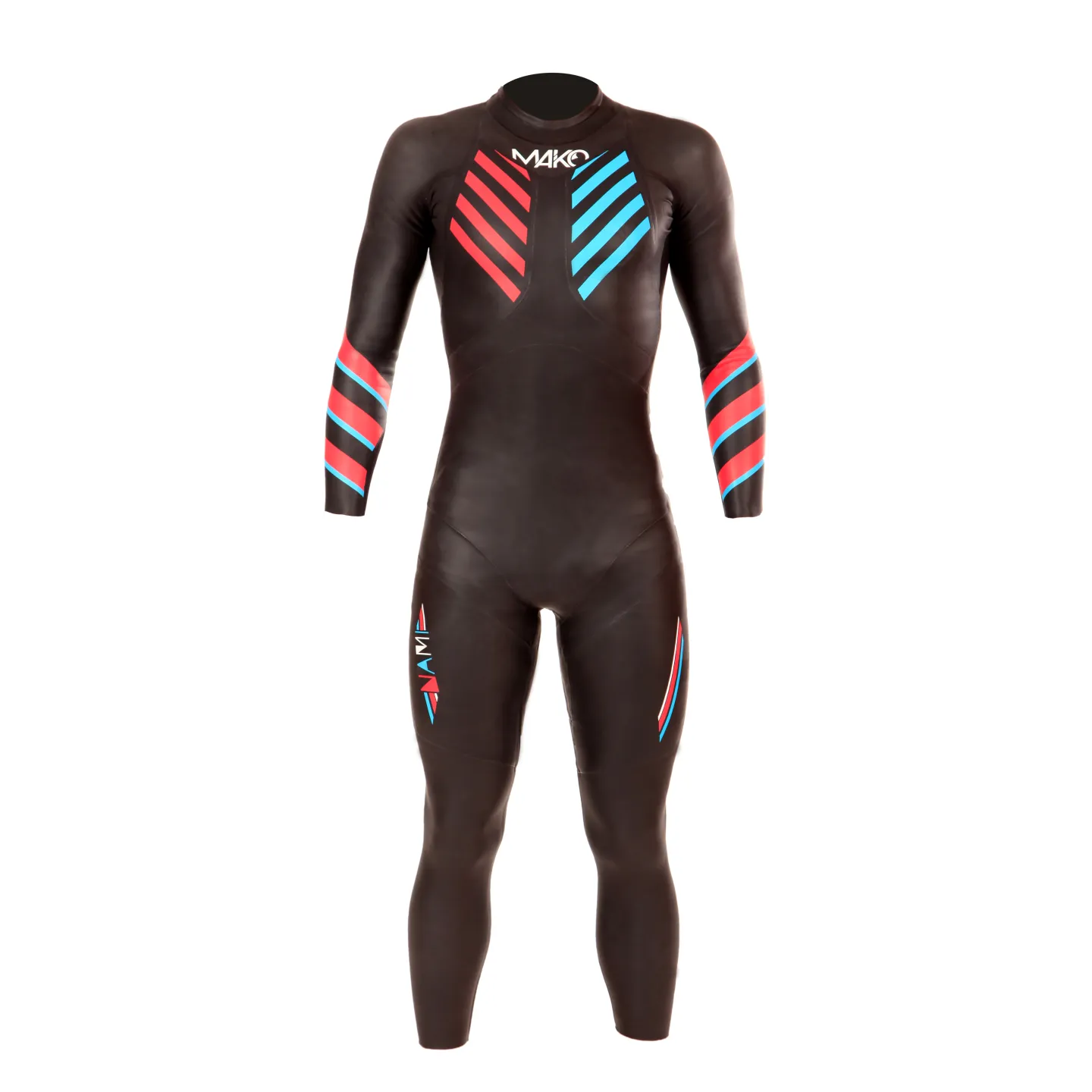Combinaison Homme Mako Triathlon NAMI 2.1 Black Blue Pink