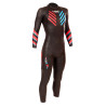 Combinaison Homme Mako Triathlon NAMI 2.1 Black Blue Pink