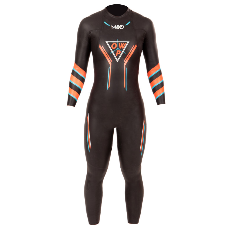 Combinaison Femme OWP Mako Eau Libre FINA Black Orange