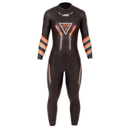 Combinaison Femme OWP Mako Eau Libre FINA Black Orange
