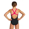 Maillot fille Arena Biglogo Swim Black Freak Rose