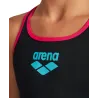 Maillot fille Arena Biglogo Swim Black Freak Rose