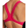 Maillot fille Arena Biglogo Swim Black Freak Rose