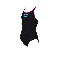 Maillot fille Arena Biglogo Swim Black Freak Rose