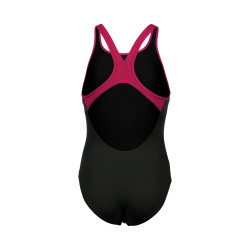 Maillot fille Arena Biglogo Swim Black Freak Rose