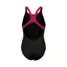 Maillot fille Arena Biglogo Swim Black Freak Rose