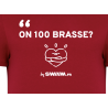 Tee Shirt Unisexe On 100 Brasse Red