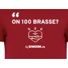 Tee Shirt Unisexe On 100 Brasse Red