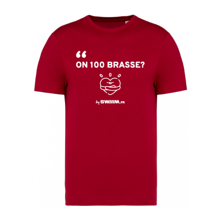Tee Shirt Unisexe On 100 Brasse Red