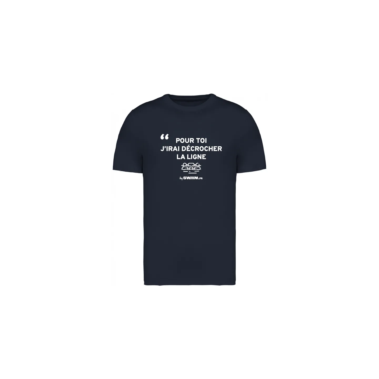 Tee Shirt Unisexe Décrocher La Ligne Navy