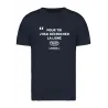 Tee Shirt Unisexe Décrocher La Ligne Navy