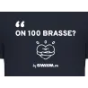 Tee Shirt Unisexe Décrocher La Ligne Navy