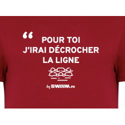 Tee Shirt Unisexe Décrocher La Ligne Red