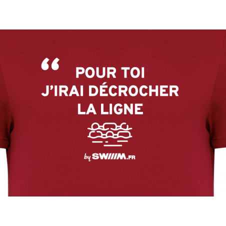 Tee Shirt Unisexe Décrocher La Ligne Red