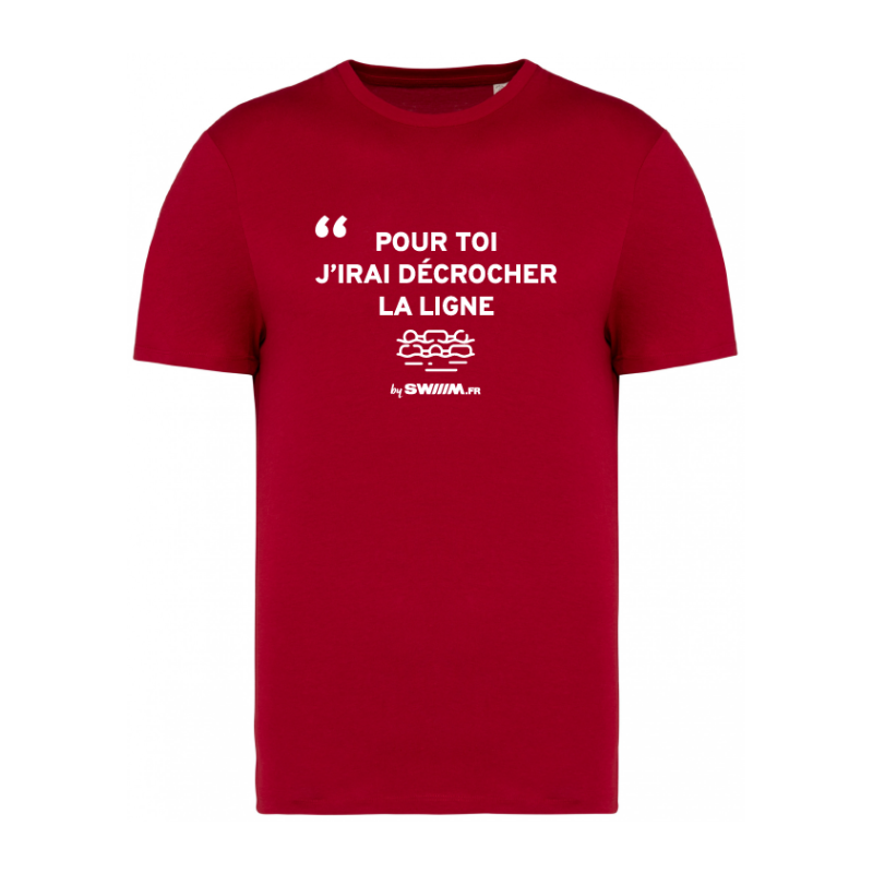 Tee Shirt Unisexe Décrocher La Ligne Red