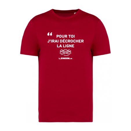 Tee Shirt Unisexe Décrocher La Ligne Red