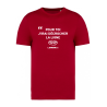 Tee Shirt Unisexe Décrocher La Ligne Red