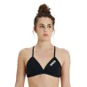 Haut de maillot femme 2 pièces Solid Black White - WOMEN'S TEAM SWIM BOTTOM SOLID