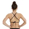 Haut de maillot femme 2 pièces Solid Black White - WOMEN'S TEAM SWIM BOTTOM SOLID
