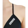 Haut de maillot femme 2 pièces Solid Black White - WOMEN'S TEAM SWIM BOTTOM SOLID