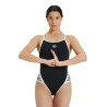 Maillot de bain Femme Team Stripe Noir -W ICONS TEAM SUPERFLY BACK ONE PIECE