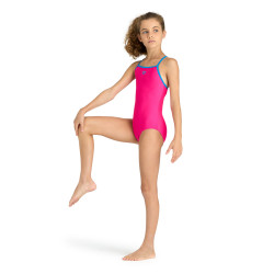 Maillot de bain fille Light Drop Solid Freak Rose Turquoise