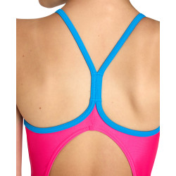 Maillot de bain fille Light Drop Solid Freak Rose Turquoise