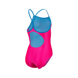 Maillot de bain fille Light Drop Solid Freak Rose Turquoise