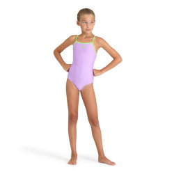 Maillot de bain fille Light Drop Solid Lilac Soft Green