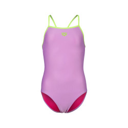 Maillot de bain fille Light Drop Solid Lilac Soft Green