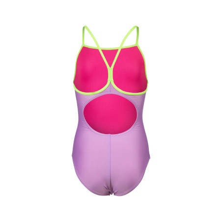 Maillot de bain fille Light Drop Solid Lilac Soft Green