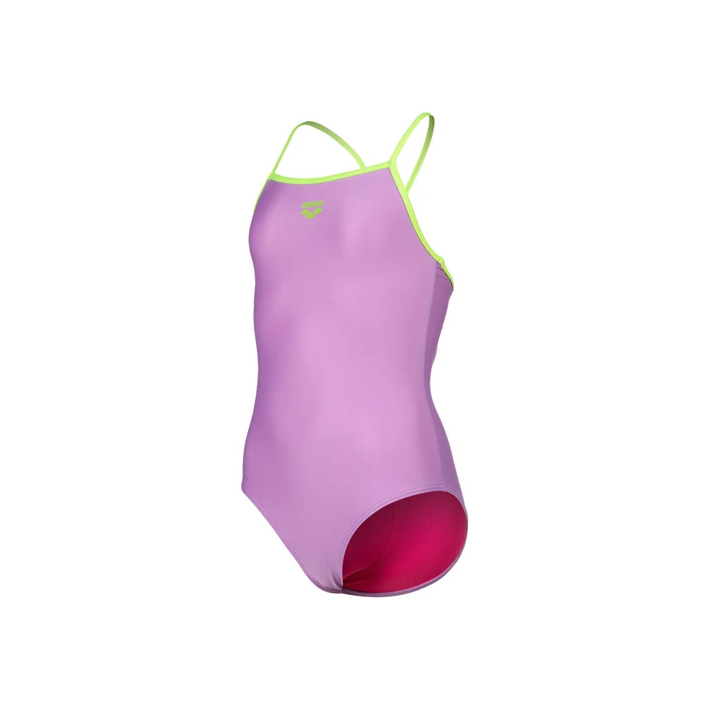 Maillot de bain fille Light Drop Solid Lilac Soft Green