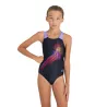 Maillot de bain Fille Parrot Black Dark Lavanda