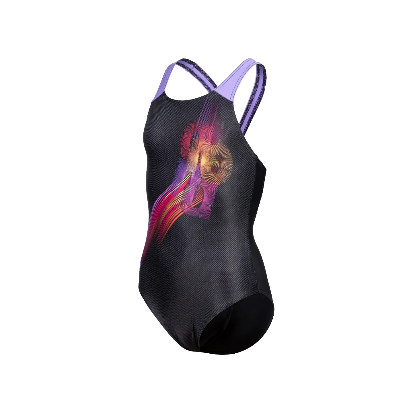 Maillot de bain Fille Parrot Black Dark Lavanda