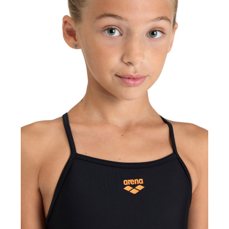 Maillot de bain fille Light Drop Solid Black Black