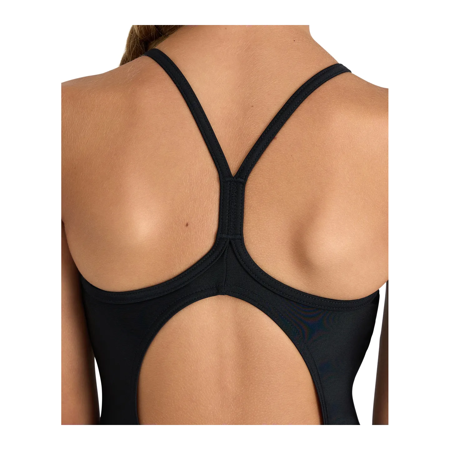 Maillot de bain fille Light Drop Solid Black Black
