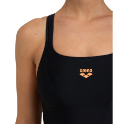 Maillot Femme Arena Solid Swimsuit Control Pro Black