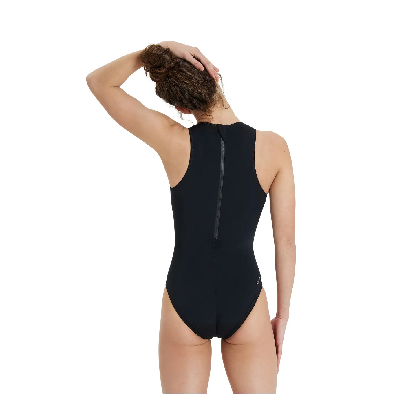 Women's Team Swimsuit Black-White