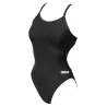 WOMEN'S TEAM SWIMSUIT CHALLENGE SOLID BLACK-WHITE