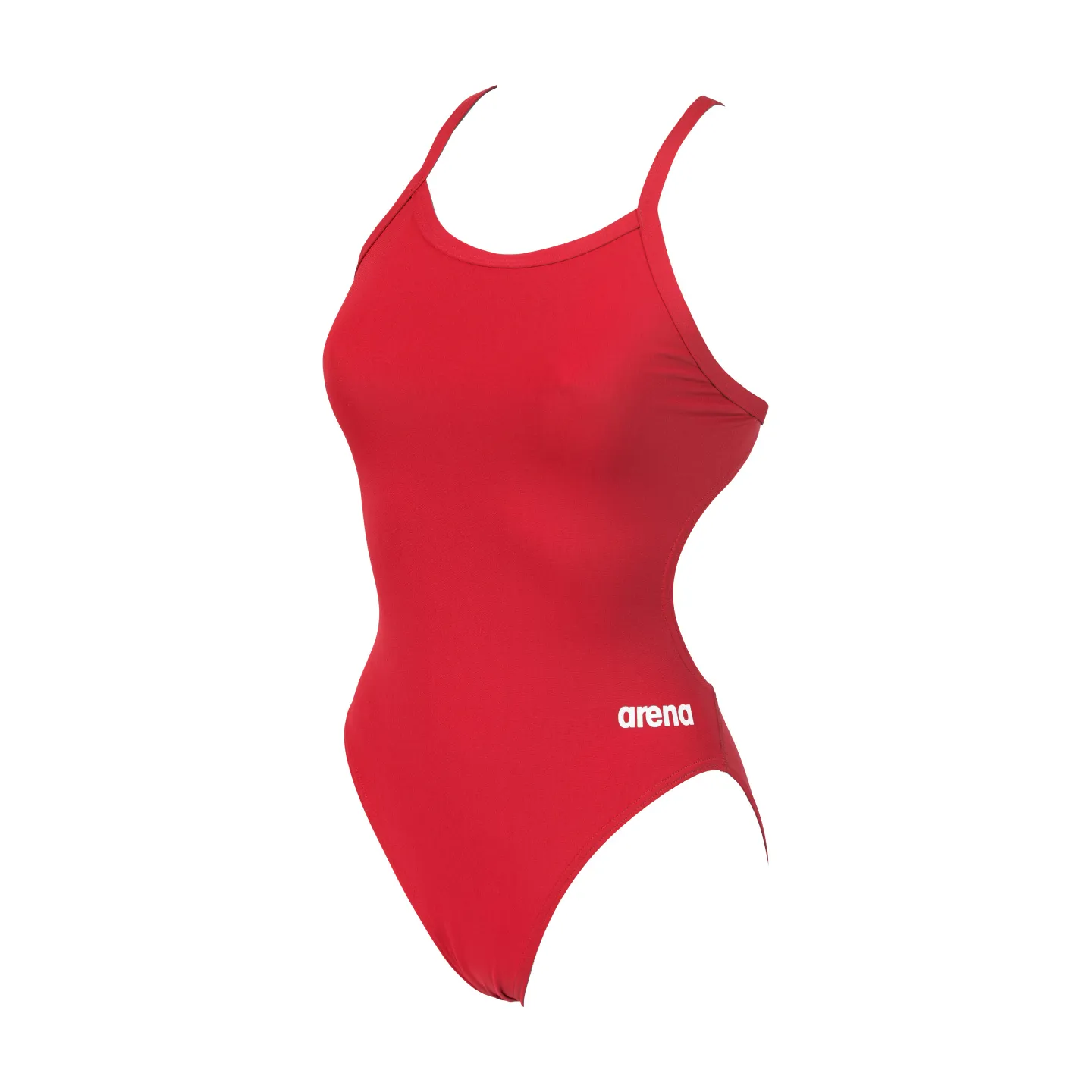 WOMEN'S TEAM SWIMSUIT CHALLENGE SOLID RED-WHITE
