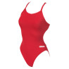 WOMEN'S TEAM SWIMSUIT CHALLENGE SOLID RED-WHITE