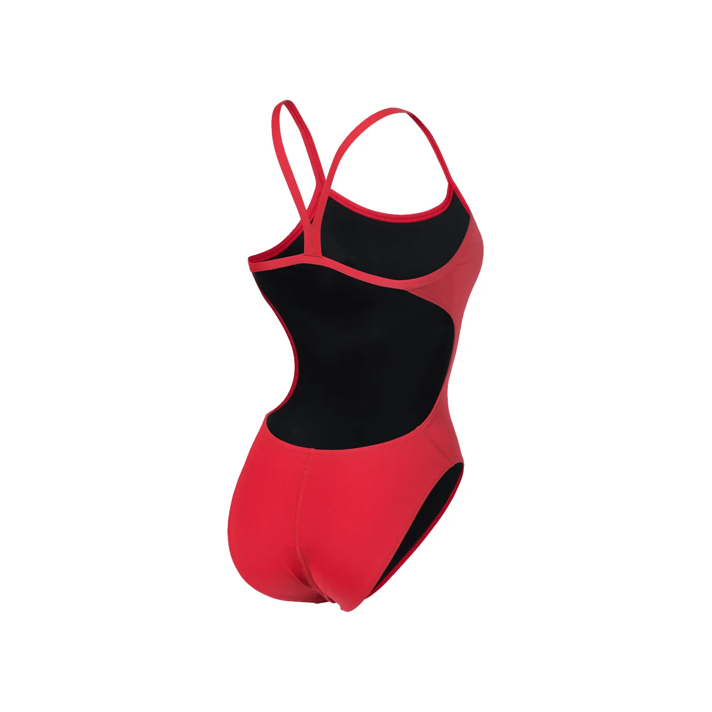 WOMEN'S TEAM SWIMSUIT CHALLENGE SOLID RED-WHITE