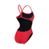 WOMEN'S TEAM SWIMSUIT CHALLENGE SOLID RED-WHITE