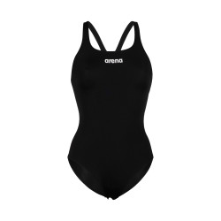 WOMEN'S TEAM SWIMSUIT SWIM PRO SOLID BLACK-WHITE