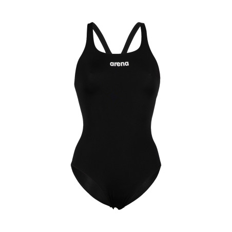 WOMEN'S TEAM SWIMSUIT SWIM PRO SOLID BLACK-WHITE