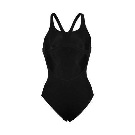 WOMEN'S TEAM SWIMSUIT SWIM PRO SOLID BLACK-WHITE