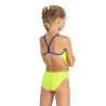 GIRL'S TEAM SWIMSUIT CHALLENGE SOLID Lace Back Green Purple