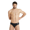 Maillot de Bain MEN'S TEAM SWIM BRIEFS SOLID BLACK-WHITE
