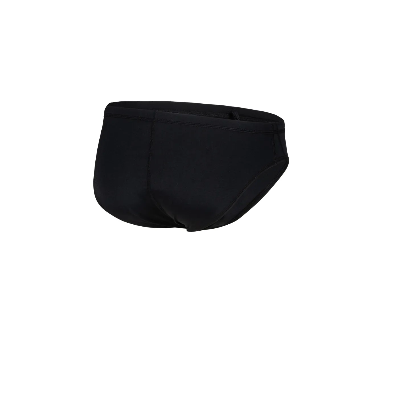 Maillot de Bain MEN'S TEAM SWIM BRIEFS SOLID BLACK-WHITE