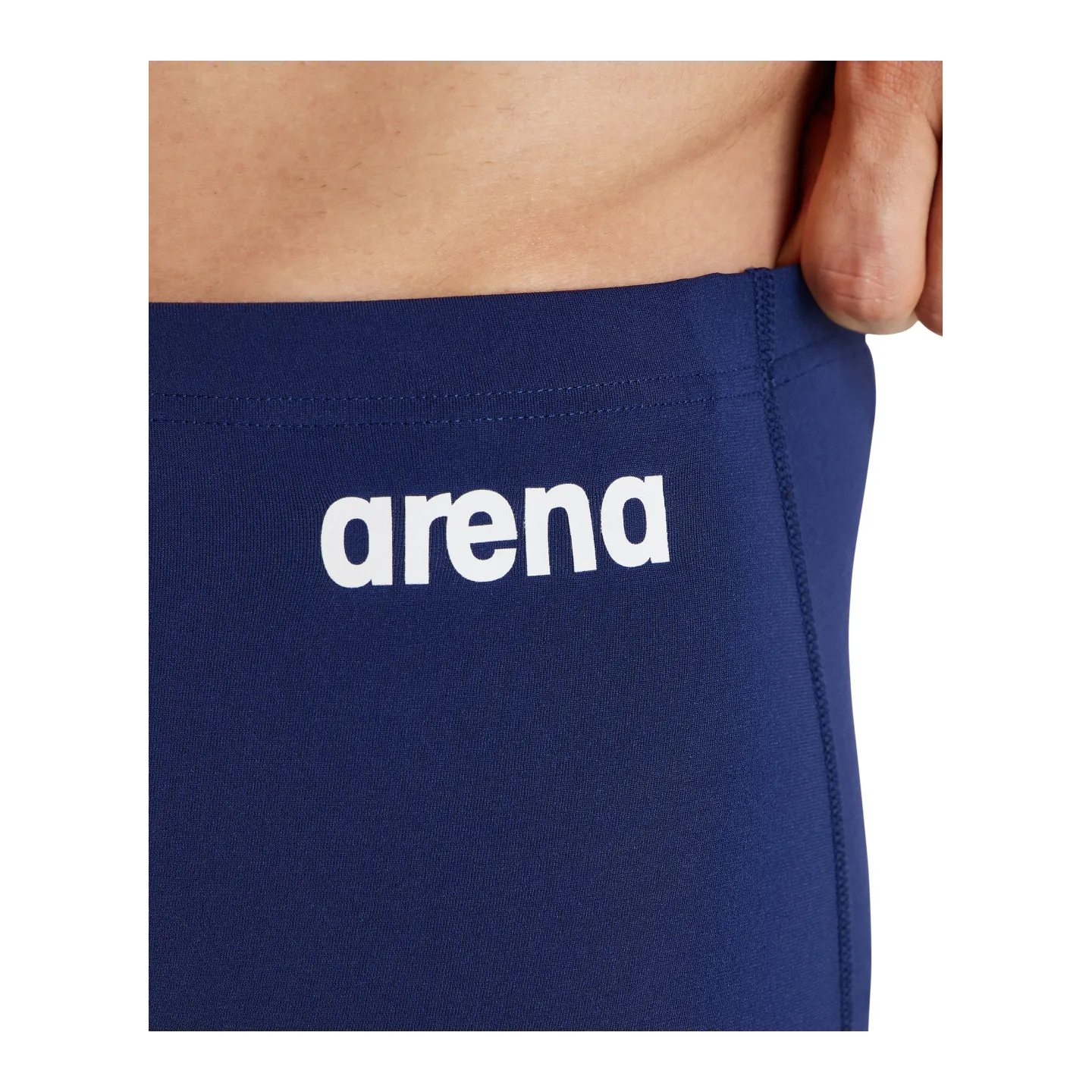Maillot de Bain MEN'S TEAM SWIM LOW WAIST SHORT SOLID NAVY-WHITE